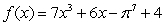 Calculate the derivative of the function with the appropriate formula.   A)    B)    C)    D)    E)   