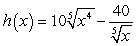 Find the derivative of   . A)    B)    C)    D)    E)   