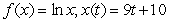 For the given pair of functions, write the composite function and its derivative in terms of one input variable.   A)    B)    C)    D)    E)   