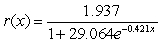 A chemical reaction begins when a certain mixture of chemicals reaches 95°C. The reaction activity is measured in units (U)  per 100 microliters (100µL)  of the mixture. Measurements during the first 18 minutes after the mixture reaches 95°C are listed in Table below. Chemical Reaction   The Logistic model for the above data is approximately given as     . Estimate the average rate of change of the reaction activity between 5 minutes and 15 minutes. Round your answer to three decimal places. A)  0.141   B)  0.071   C)  0.227   D)  0.113   E)  7.074  