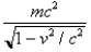 <strong>At speeds approaching the speed of light,the kinetic energy of a moving object is equal to</strong> A)1/2 mv<sup>2</sup>. B)1/2 mc<sup>2</sup>. C) ) D) ) E)none of the above.