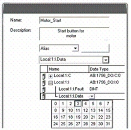 The window shown is an example of creating a tag in the:   A) New Tag window. B) Controller Organizer window. C) Edit Tag window. D) Monitor Tag window.