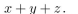 Find the sum-of-products expansion for the Boolean function  <div style=padding-top: 35px> 