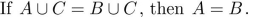 mark each statement TRUE or FALSE. Assume that the statement applies to all sets.