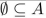 suppose A = {a, b, c}. Mark the statement TRUE or FALSE.