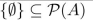 suppose A = {a, b, c}. Mark the statement TRUE or FALSE.
