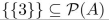suppose A = {1, 2, 3, 4, 5}. Mark the statement TRUE or FALSE.