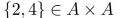 suppose A = {1, 2, 3, 4, 5}. Mark the statement TRUE or FALSE.