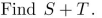 suppose the following are multisets: