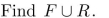 suppose the following are fuzzy sets: