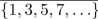 determine whether the set is finite or infinite. If the set is finite, find its size.