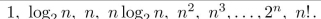 find the best big-O function for the function. Choose your answer from among the following:
