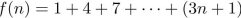 find the best big-O function for the function. Choose your answer from among the following:
