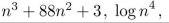Arrange the following functions in a list so each is big-O of the next one in the list: