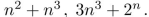 Find all pairs of functions in this list that are of the same order: