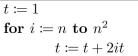 Give a big-O estimate for the number of operations (where an operation is an addition or a multiplication) used in this segment of an algorithm: