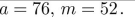 Find a div m and a mod m when