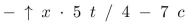 Find the value of   (in preﬁx notation) if   Questions 66-73 refer to this graph.  <div style=padding-top: 35px> 