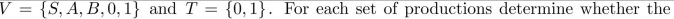 let resulting grammar G is