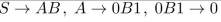 let resulting grammar G is