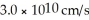 Calculate the approximate distance (in km) between earth and sun, given that the speed of light is about   and that it takes about 8.5 minutes for sunlight to reach earth.