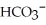 The carbonate (   )/bicarbonate (   ) pair represents a base and its conjugate acid.