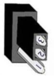   -In the figure, the jumper setting on pin 1 and 2 is A)  Disabled B)  Connected C)  Enabled D)  On
