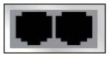   -Examine the figure. This port is commonly found on a(n)  A)  Internal modem B)  Monitor C)  Motherboard D)  Power supply