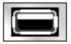   -Examine the figure. This port is commonly called a A)  Video port B)  USB port C)  Serial port D)  Parallel port