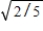 A container is filled with fluid 1 and the apparent depth of the fluid is 5 cm.The container is next filled with fluid 2,and the apparent depth of this fluid is 2 cm.What is the ratio of the indices of refraction of these fluids? A) n<sub>1</sub>/n<sub>2</sub> = 2/5 B) n<sub>1</sub>/n<sub>2</sub> = 5/2 C) n<sub>1</sub>/n<sub>2 </sub> =   D) n<sub>1</sub>/n<sub>2</sub> =   E) More information is needed to find the ratio.