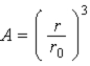The relationship   ,where A is the mass number of a nucleus and r is it radius,implies which of the following about nuclei? A) Nuclei are cubic. B) Different nuclei have the same density. C) Neutrons in nuclei attract each other even though they have no charge. D) Nuclei tend to have the same ratio of protons to neutrons.