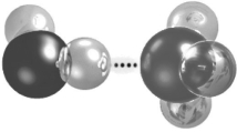 The dots in the figure represent a(n)    A) covalent bond. B) ionic bond. C) hydrogen bond. D) polar covalent bond. E) hydrophobic interaction.
