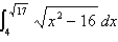 Evaluate the integral.   