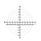  Match the graph to one of the polar equations. -   A)   r = - 2 \cos \theta  B)   r \sin \theta = - 1  C)   r = - 2 \sin \theta  D)   r = - 1