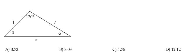Find the area of the triangle. If necessary, round the answer to two decimal places.