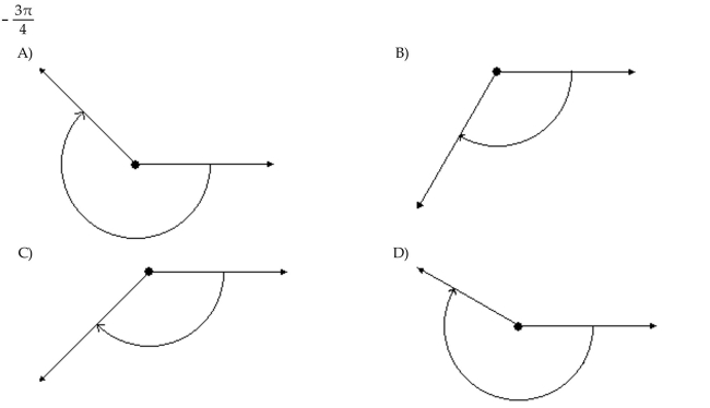 Draw the angle.
