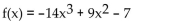 <strong>State whether the function is a polynomial function or not. If it is, give its degree. If it is not, tell why not. </strong> A) Yes; degree 6 B) Yes; degree 5 C) Yes; degree 3 D) No; the last term has no variable