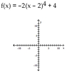 Use transformations of the graph o to graph the function.