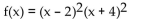 <strong>Determine the maximum number of turning points of f. </strong> A) 3 B) 2 C) 4 D) 1