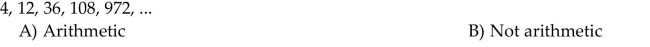 Determine whether the sequence is arithmetic.