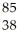 For   Sr,there are ________. A) 85 protons and 38 neutrons B) 47 protons and 38 neutrons C) 38 protons and 47 neutrons D) 38 protons and 85 neutrons E) 85 protons and 47 neutrons