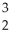 The correct symbol for hydrogen-3 is   He.
