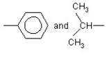 What type of interaction would you expect between the following R groups in the tertiary structure of a protein?   A) disulfide bonds B) salt bridges C) hydrogen bonds D) hydrophobic interactions E) peptide bonds