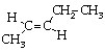 What is the IUPAC name of the compound shown below?   A) 2-pentene B) trans-2-pentene C) trans-3-pentene D) cis-2-pentene E) cis-3-pentene