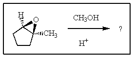 What would be the product of the following reaction?   A)    B)    C)    D)    E)   