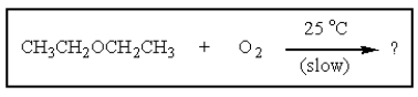 What would be the product of the following reaction?   A)  CO<sub>2</sub> + H<sub>2</sub>O B)    C)    D)    E)   
