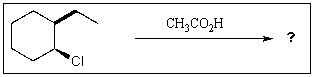 Predict the major product if the following reaction went by the S<sub>N</sub>1 pathway:   A)    <sup> </sup> B)    C)    D)    E)   