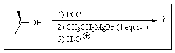 What is the major product of the following reaction?   A)    B)    C)    D)    E)  No net reaction occurs.
