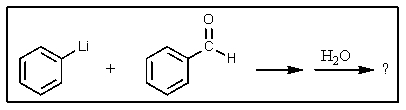What would be the expected organic product of the following reaction?   A)    <sup> </sup> B)    C)    D)    E)   