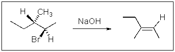 If the concentration of NaOH is doubled in the following reaction,what will happen to the reaction rate?   A)  no change B)  double C)  quadruple D)  cut in half E)  None of the above.